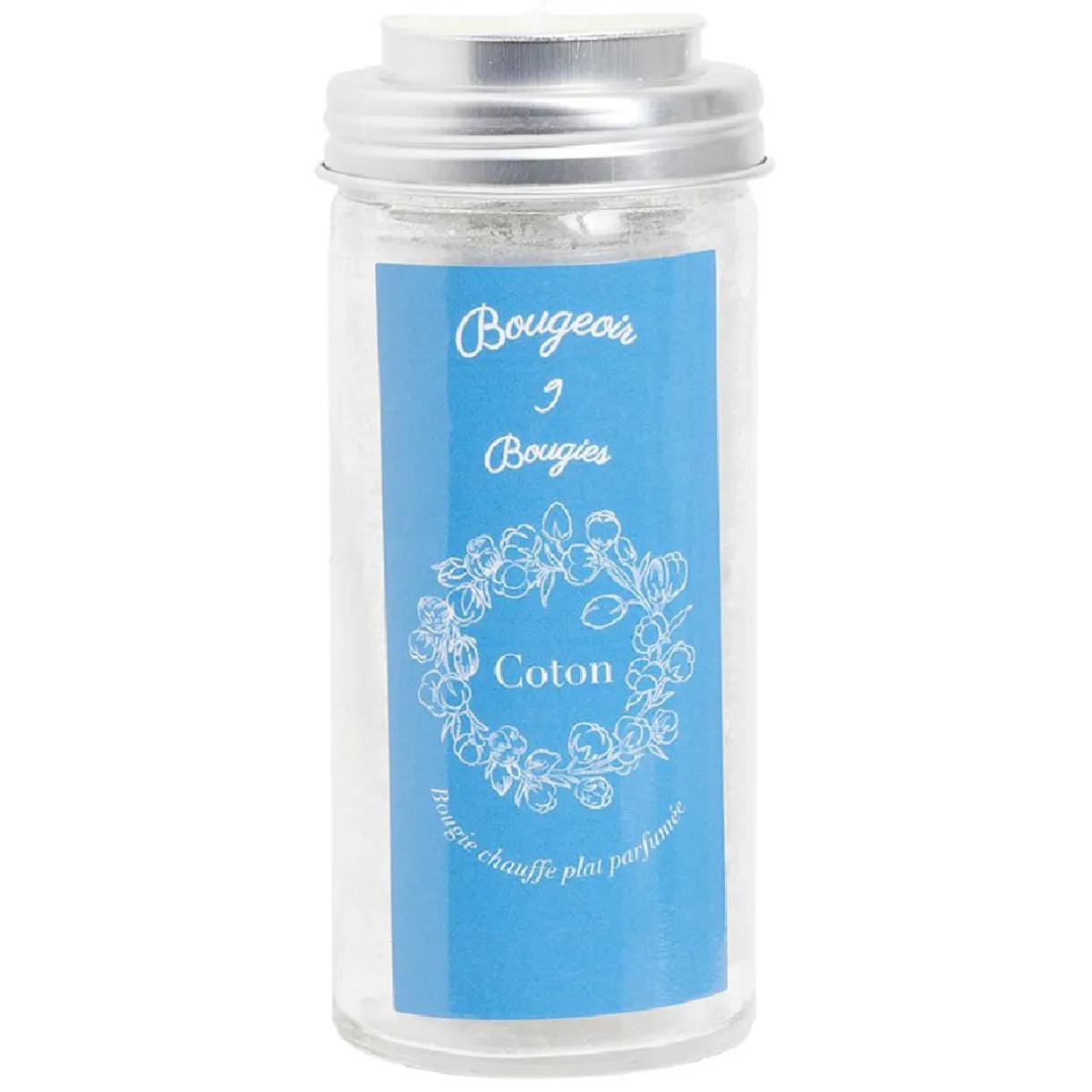 Bougeoir verre + 9 bougies chauffe-plats parfumées < Gifi Outlet