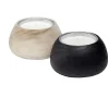 Bougie aluminium et support en bois < Gifi Outlet