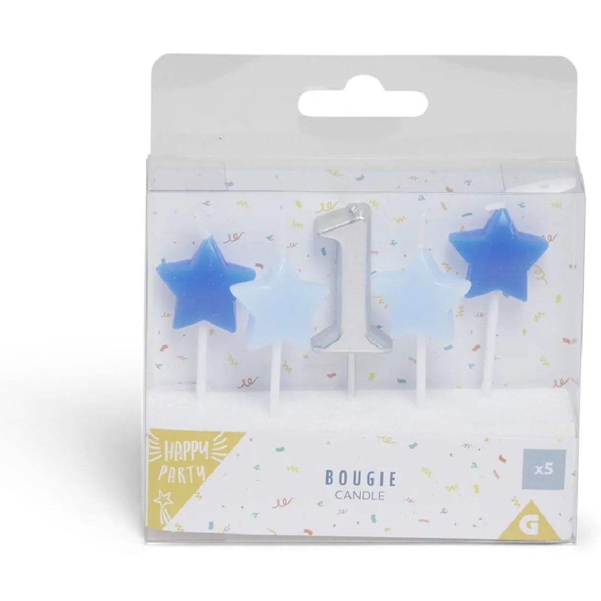 Bougie anniversaire chiffre 7