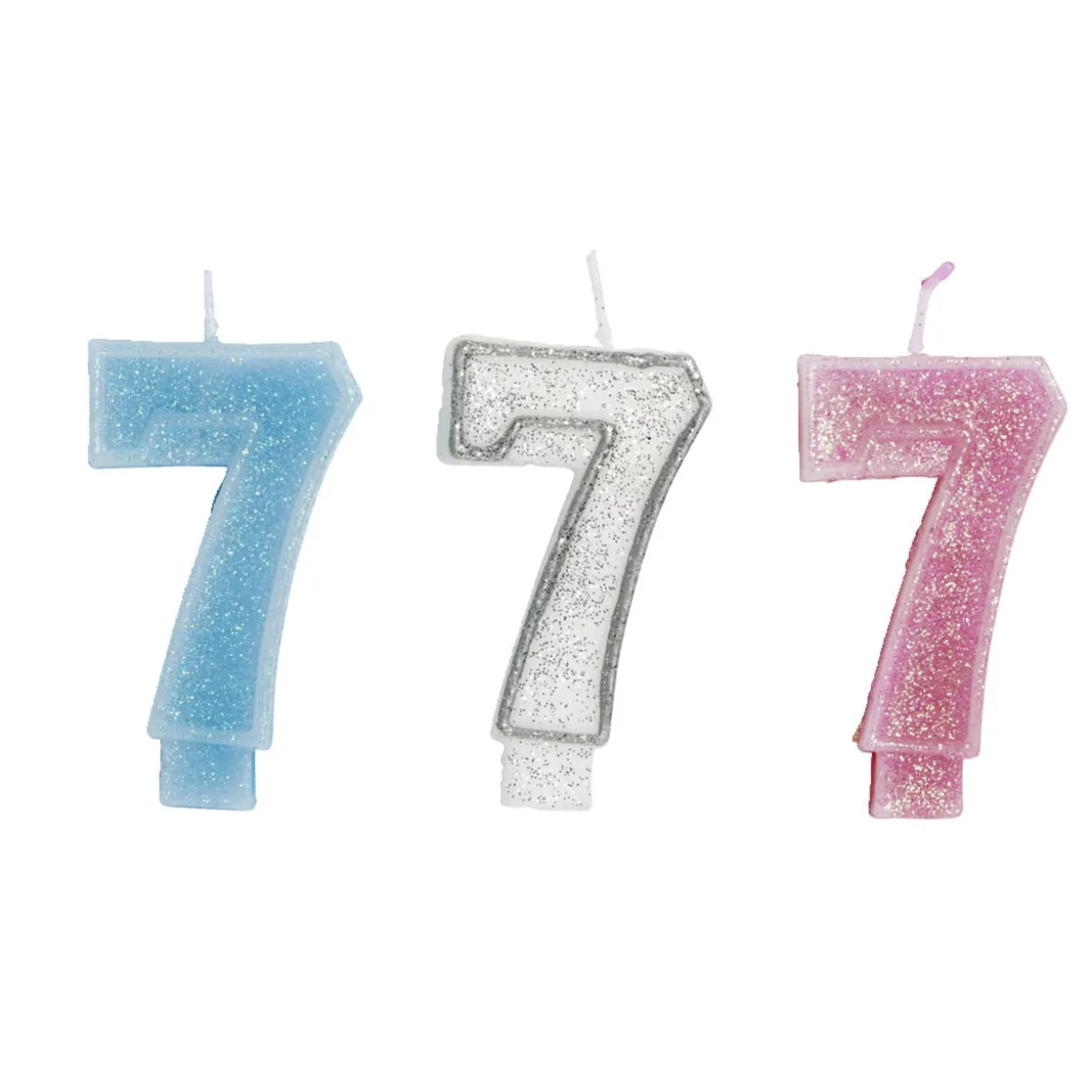 Bougie anniversaire chiffre 7