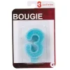 Bougie anniversaire chiffre 3