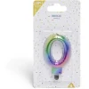 Bougie anniversaire chiffre 0 iridescent < Gifi Online
