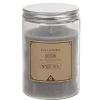 Bougie blanche dans pot en pvc couvercle senteur coton < Gifi Clearance