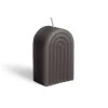 Bougie Bridge noire 6x4xH9cm < Gifi New