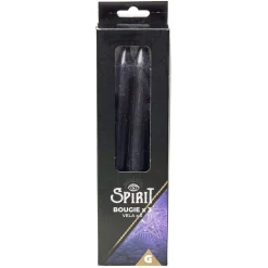 Bougie bâton Spirit Halloween noir x3