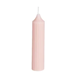 Bougie bâton Ø3,4xH15,5cm - 3 coloris