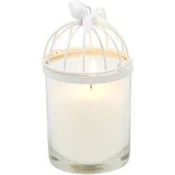 Bougie cage à oiseau blanc < Gifi Clearance