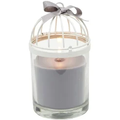 Bougie cage à oiseau gris < Gifi