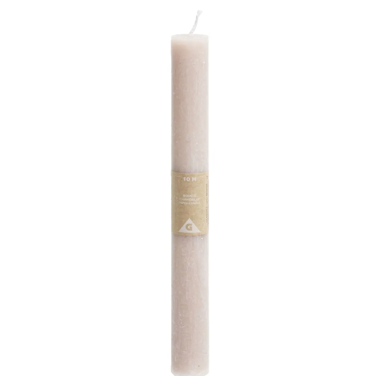 Bougie chandelle rose 8H