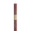 Bougie chandelle rouge 8H