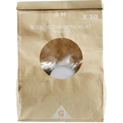 Bougie chauffe plat blanche x30 < Gifi Hot