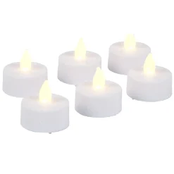 Bougie chauffe-plat LED blanche x6 < Gifi Discount