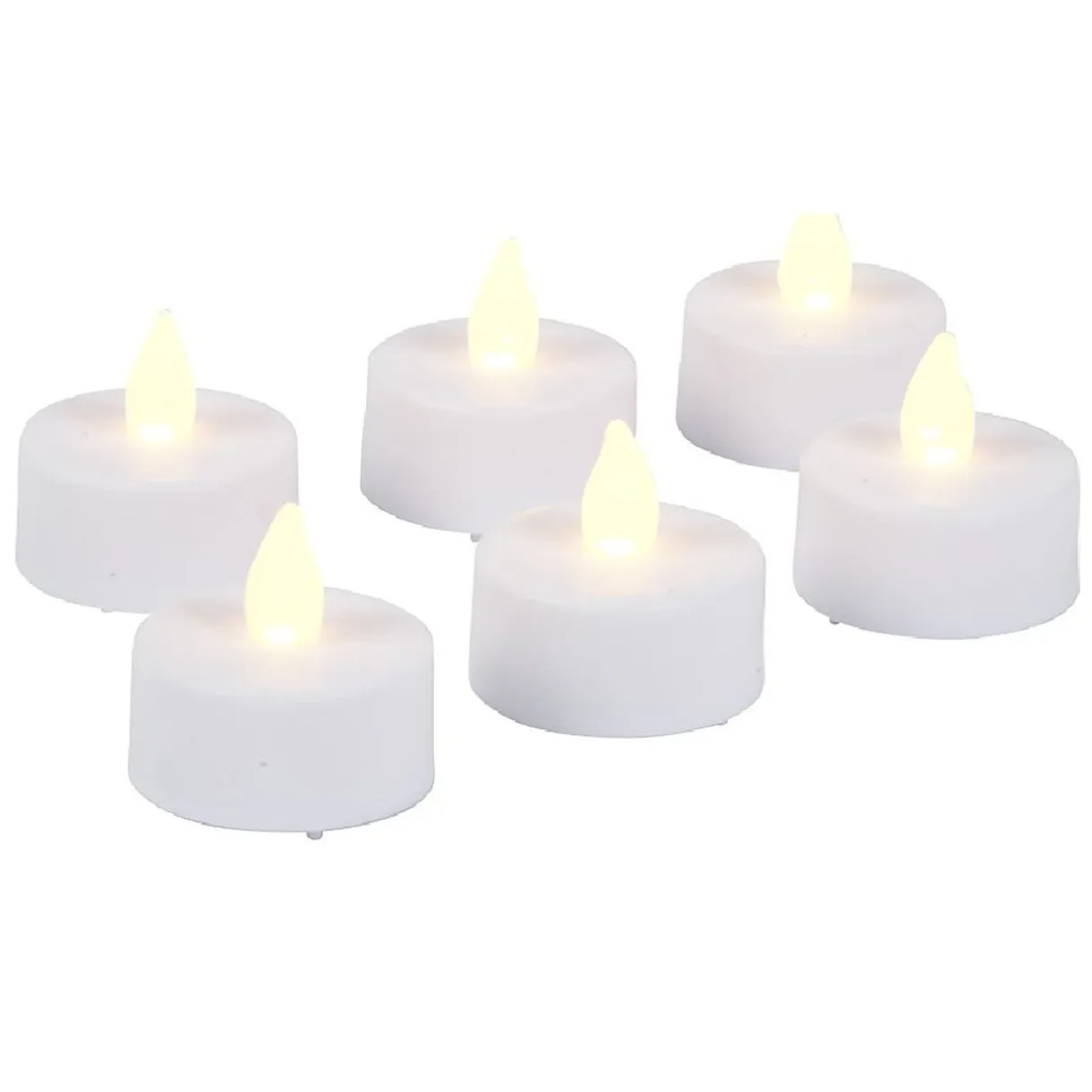 Bougie chauffe-plat LED blanche x6 < Gifi Discount
