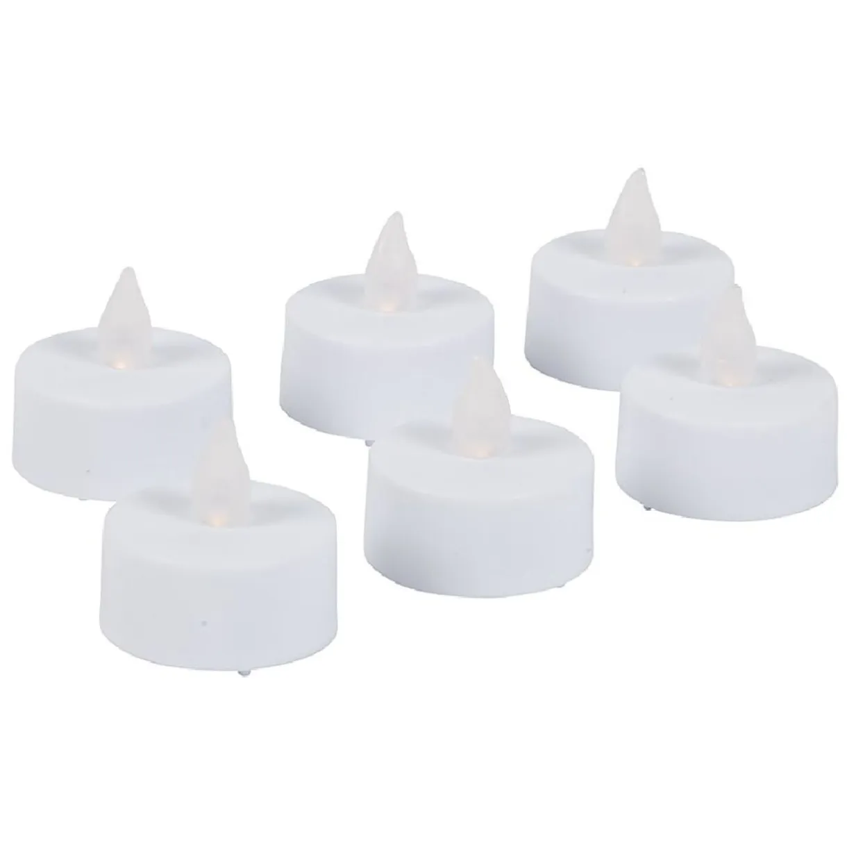 Bougie chauffe-plat LED blanche x6 < Gifi Discount