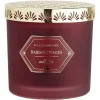 Bougie chic top métal rouge Ø10 cm
