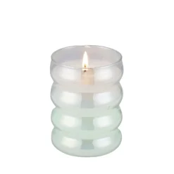 Bougie cire et LED couleurs changeantes 30H < Gifi New