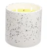 Bougie citronnelle 3 mèches design terrazzo Ø15xH14cm < Gifi Online