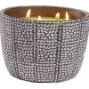 Bougie citronnelle pot ciment motif grain de riz 20H - Ø20xH14cm < Gifi Discount