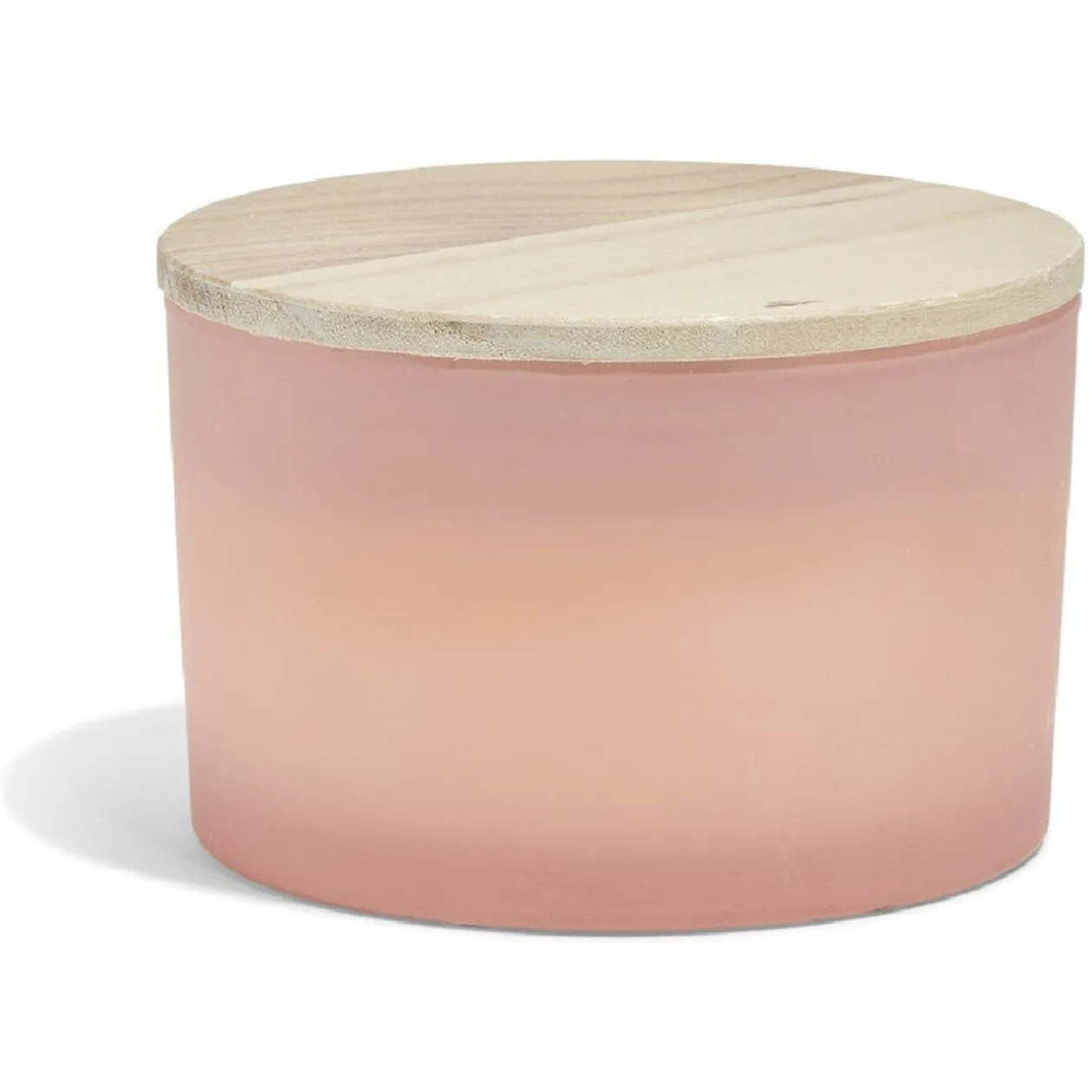 Bougie citronnelle verre et bois