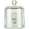 Bougie cloche message senteur Vanille turquoise