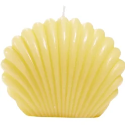 Bougie coquillage grand modèle 15x12,8xH9cm