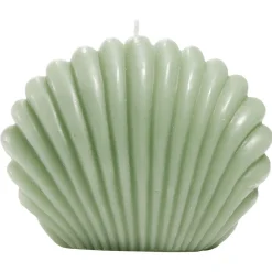 Bougie coquillage grand modèle 15x12,8xH9cm