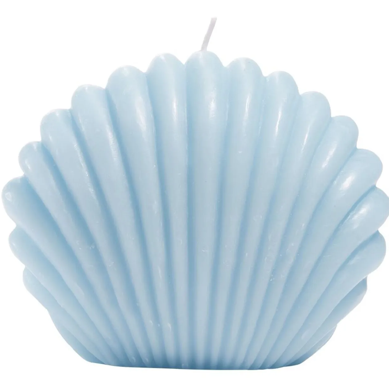Bougie coquillage grand modèle 15x12,8xH9cm