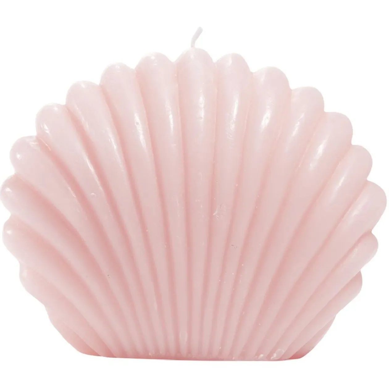 Bougie coquillage grand modèle 15x12,8xH9cm