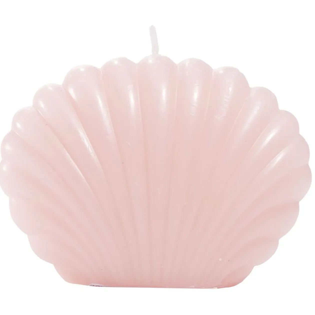 Bougie coquillage petit modèle 8,7x4,5xH6cm