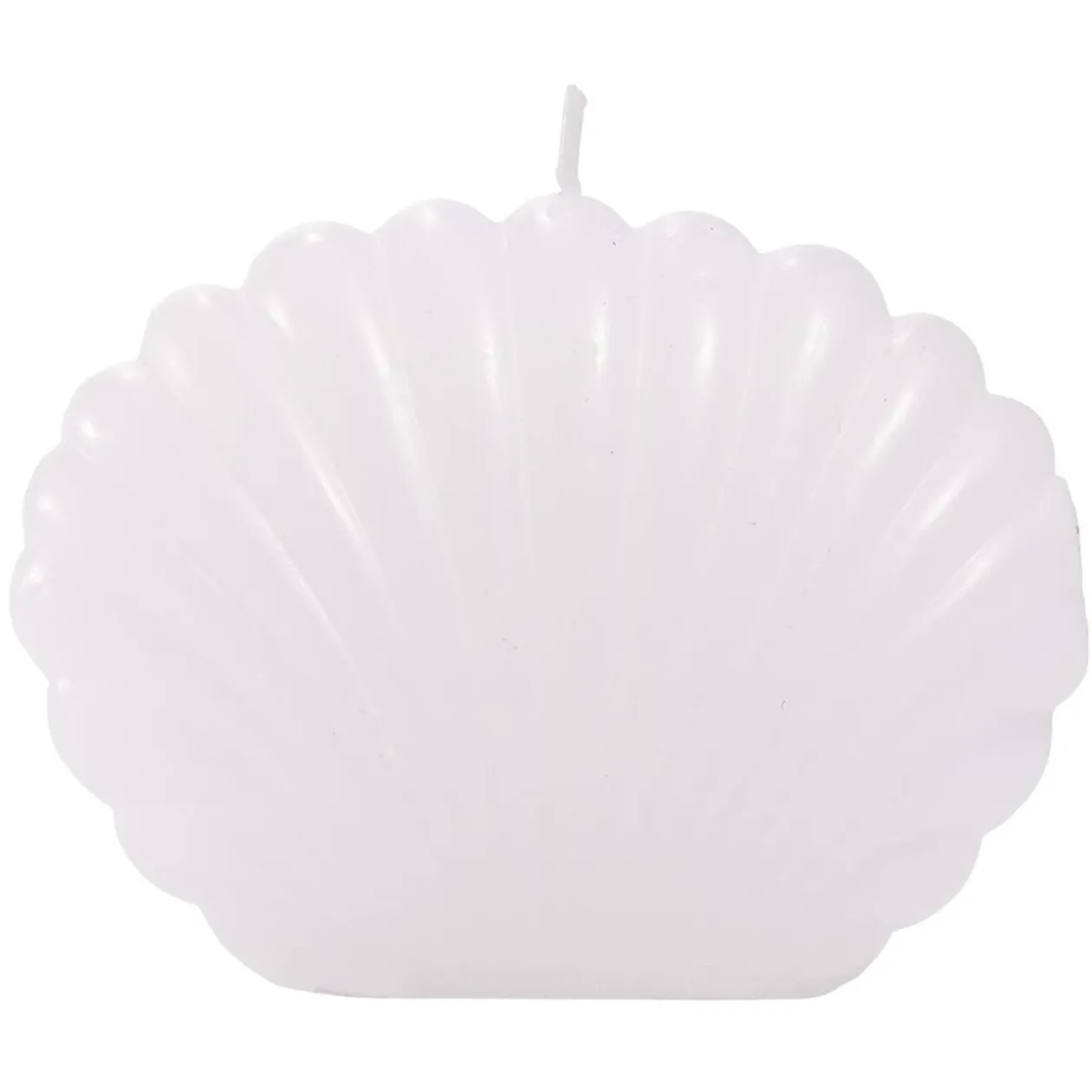 Bougie coquillage petit modèle 8,7x4,5xH6cm