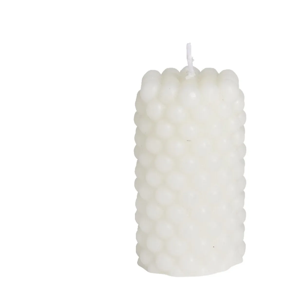 Bougie cylindrique design bulle Ø5xH9cm