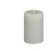 Bougie cylindrique Ø5xH7,5cm - 3 coloris