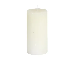 Bougie cylindrique Ø6xH12cm - 3 coloris
