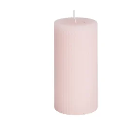 Bougie cylindrique Ø6xH12cm - 3 coloris
