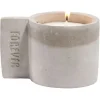 Bougie dans pot ciment gravure Forever - Ø7xH10cm < Gifi Discount