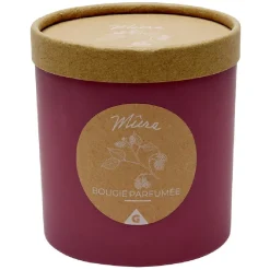 Bougie dans pot rond avec couvercle kraft senteur mûre < Gifi Outlet