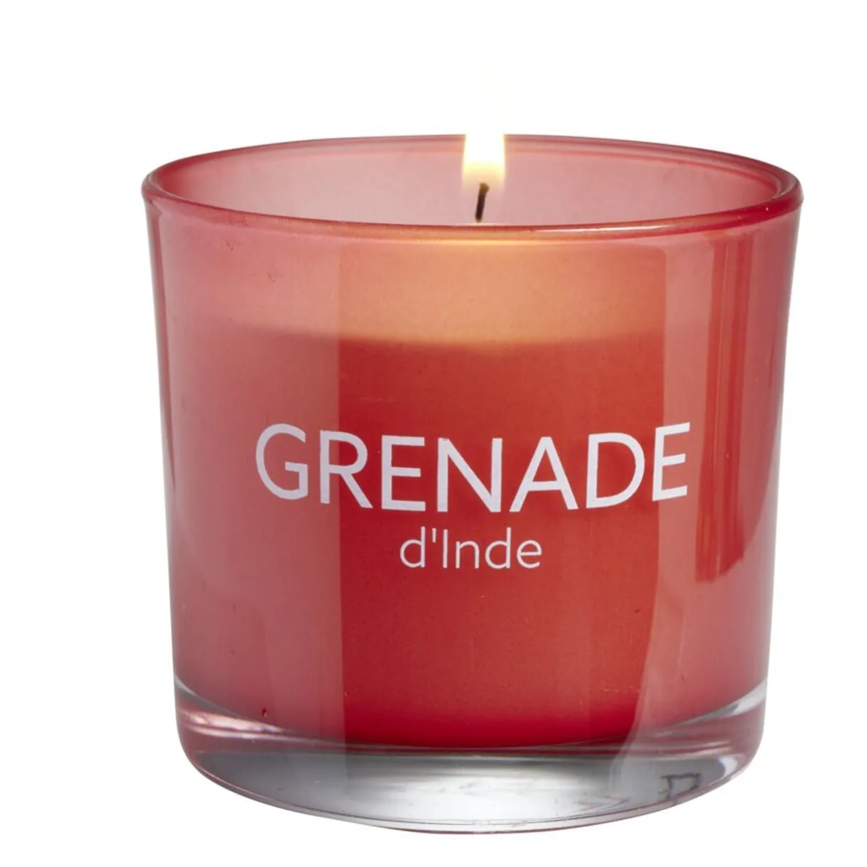 Bougie dans verre Ambiances Devineau senteur grenade d'inde 20H < Gifi Outlet