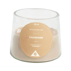 Bougie dans verre senteur cachemire Ø9xH7.5cm < Gifi Clearance