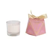 Bougie de table parfumée coffret forme diamant 6H