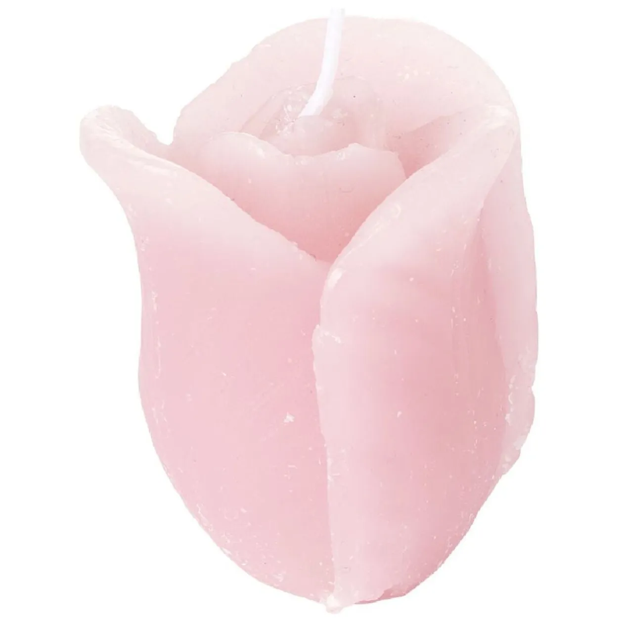 Bougie en forme de rose H6 cm