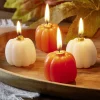 Bougie forme citrouille 4 pièces Ø4,5xH4cm (4 modèles) < Gifi Best