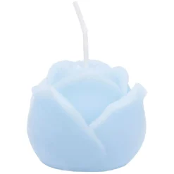 Bougie forme fleur tulipe ou rose Ø4,5xH4cm
