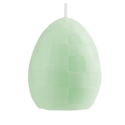 Bougie forme oeuf décoré pastel Ø5xH7cm (4 modèles) < Gifi Best