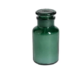 Bougie forme vase verre coloré Ø5,5xH11,5cm < Gifi
