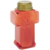 Bougie funéraire forme croix Ø10xH15cm rouge < Gifi