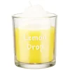 Bougie gourmande Lemon drop jaune