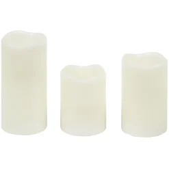 Bougie LED blanc chaud x3