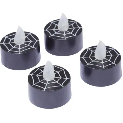 Bougie à led chauffe plat motif Halloween x4 (2 modèles)