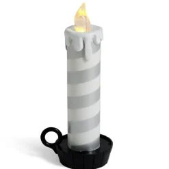 Bougie LED flamme effet fondant avec support (3 modèles)