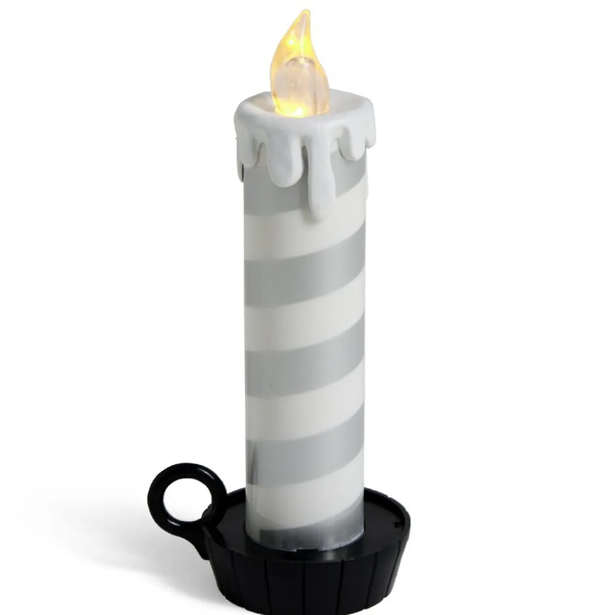Bougie LED flamme effet fondant avec support (3 modèles)